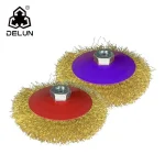 برس سیم چین دار 4 اینچی فولادی M14 - تصویر 2