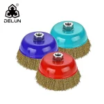 سیم برس فولادی چین دار 4 اینچی M14 - تصویر 3