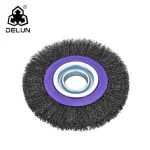 برس سیمی گرد فولادی چین دار - تصویر 4