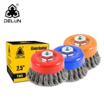 برس های فولادی سیم پیچ خورده با دسته چوبی - تصویر 2